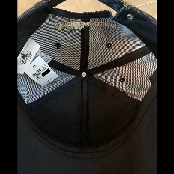 Disney Parks Excl. Mickey Mouse Steamboat Willie Hat Cap Adjustable Black NWT - Picture 5 of 6
